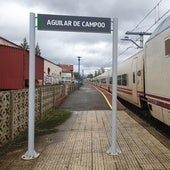 Imagen de archivo de la estación de Aguilar de Campoo.