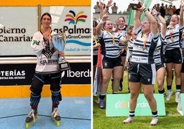 Ana Sierra y Elisa Castro, capitanas de los dos equipos que se encargarán de pronunciar el pregón.