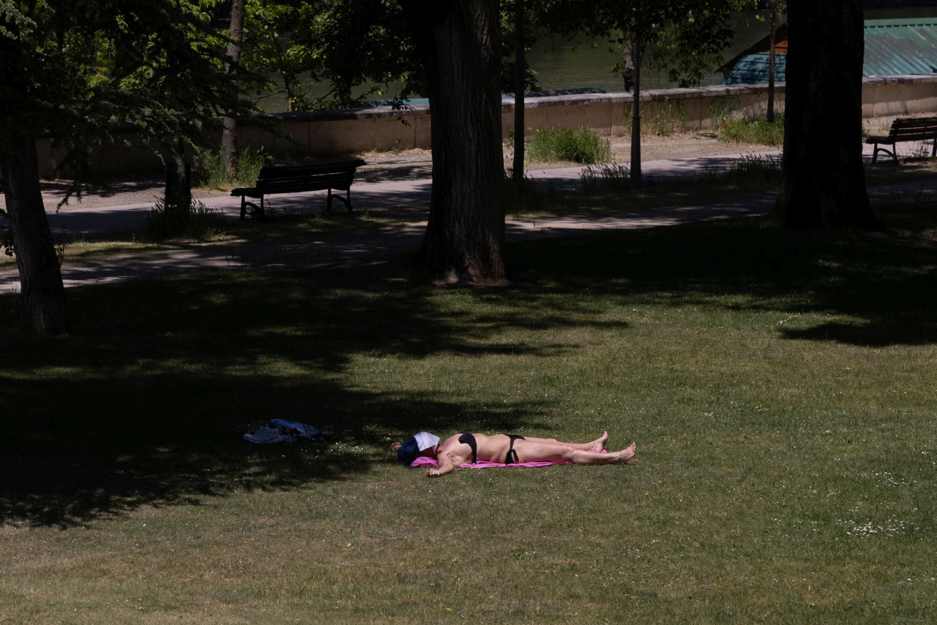Las imágenes del día más caluroso de mayo en Valladolid