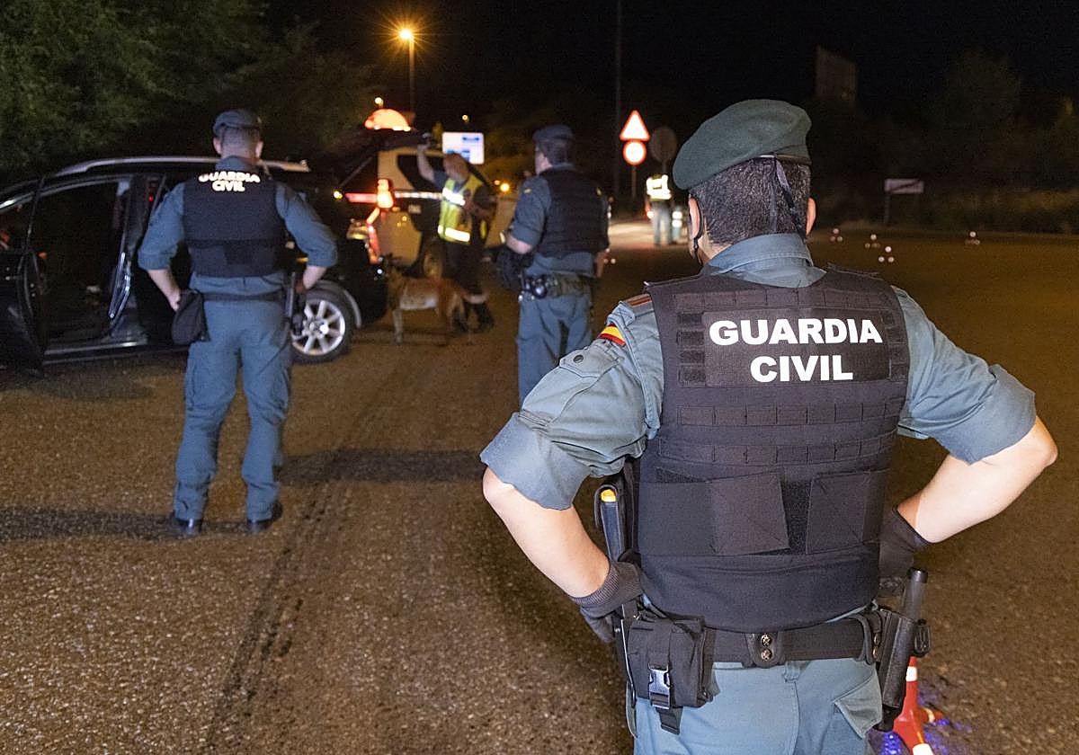 Control de la Guardia Civil, en imagen de archivo.