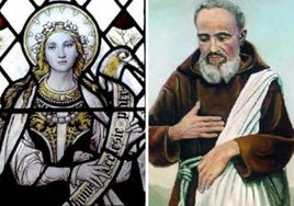 Santa Petronila de Roma y San Félix de Nicosia.