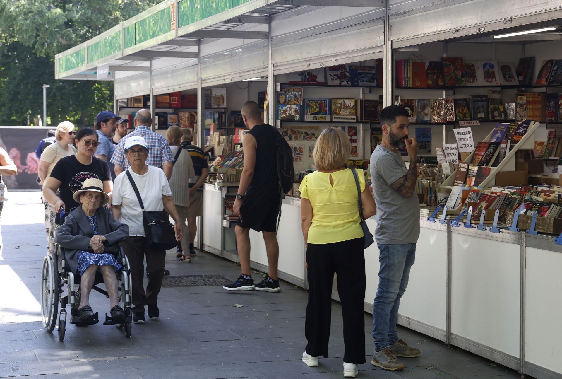 Así es la Feria del Libro Antiguo y de Ocasión de Palencia