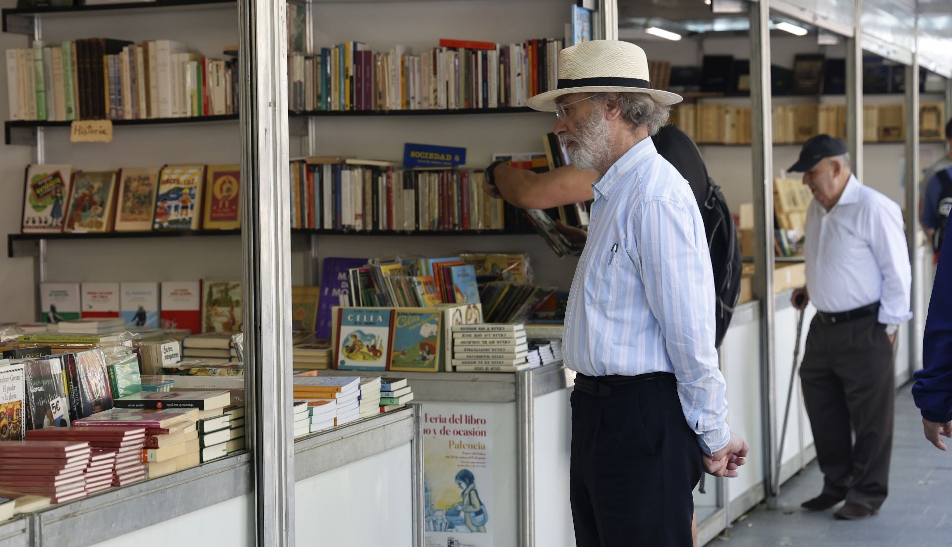Así es la Feria del Libro Antiguo y de Ocasión de Palencia