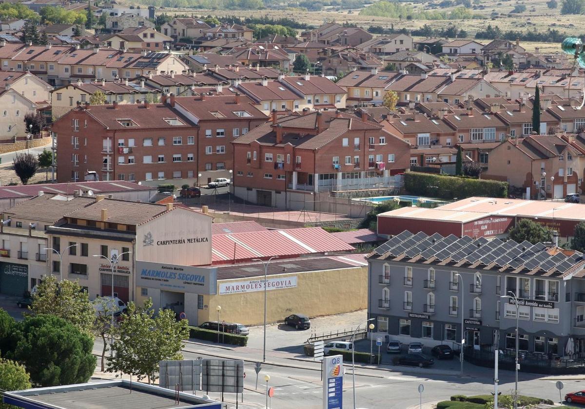 Vista del municipio de La Lastrilla.