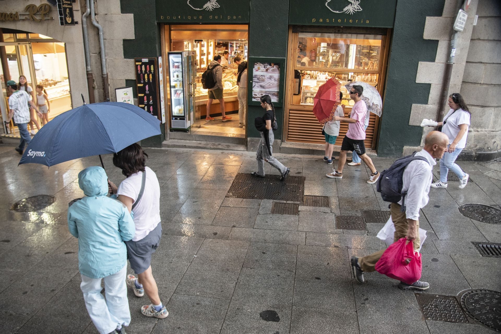 Una tormenta refresca Segovia