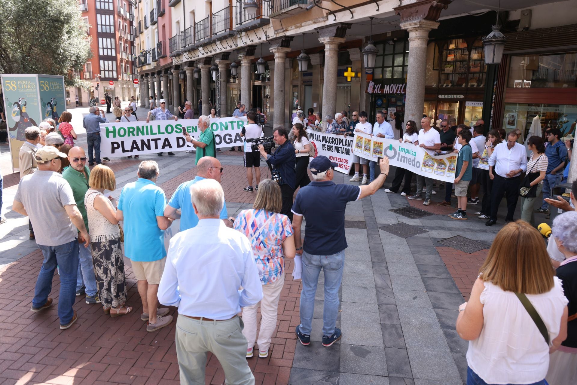 Protesta del mundo rural en Valladolid contra las plantas de biogás