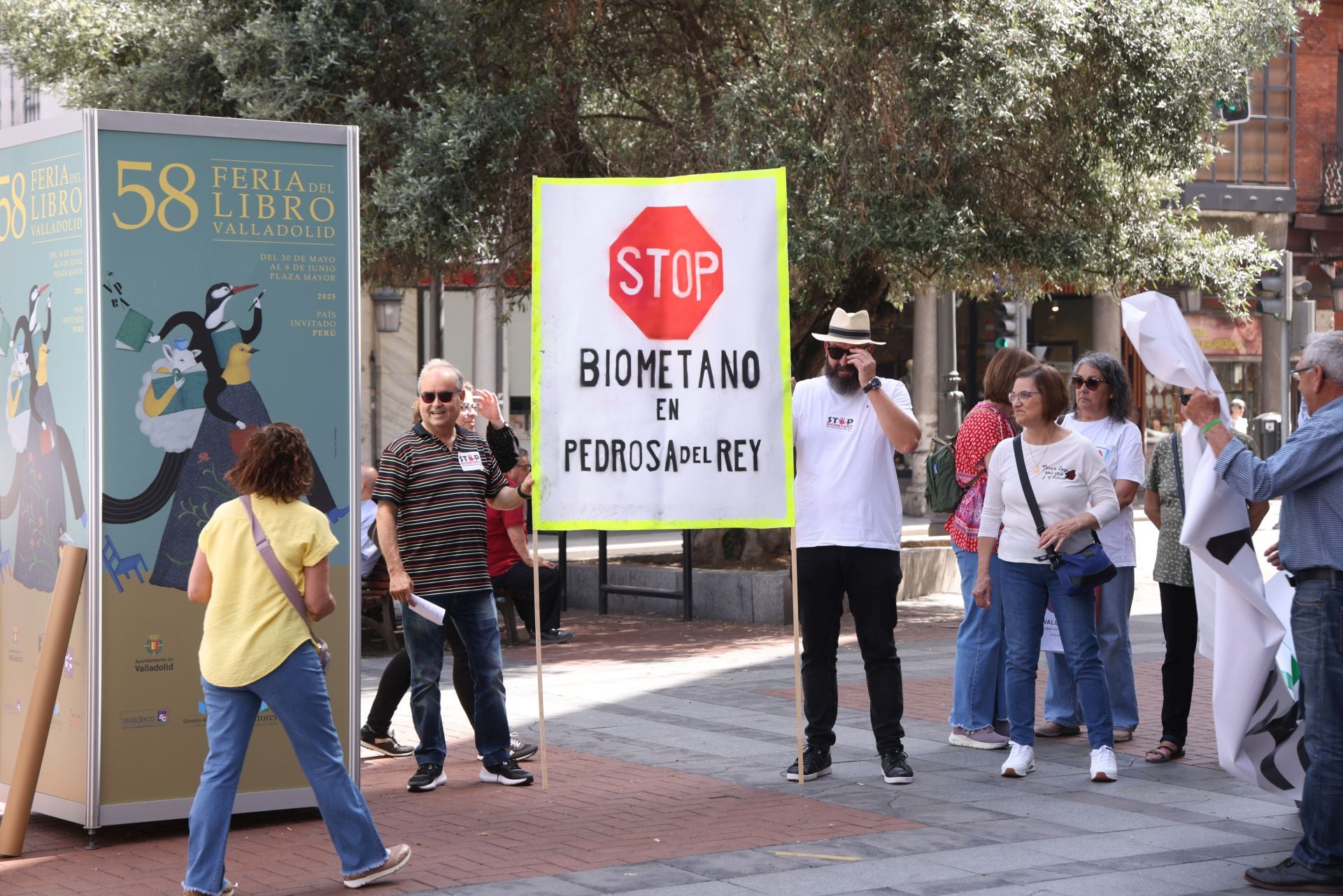 Protesta del mundo rural en Valladolid contra las plantas de biogás