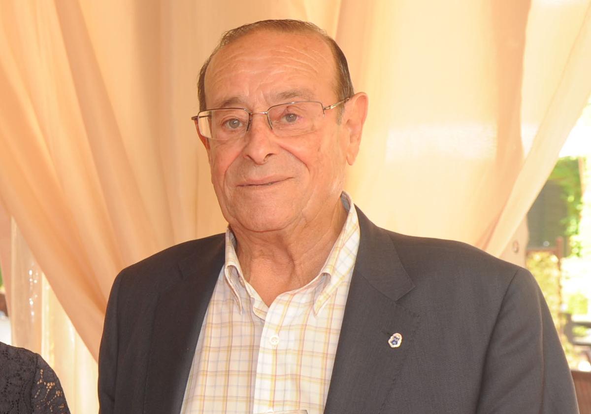 Luis Sanz en una foto de la caseta de El Norte de Castilla.
