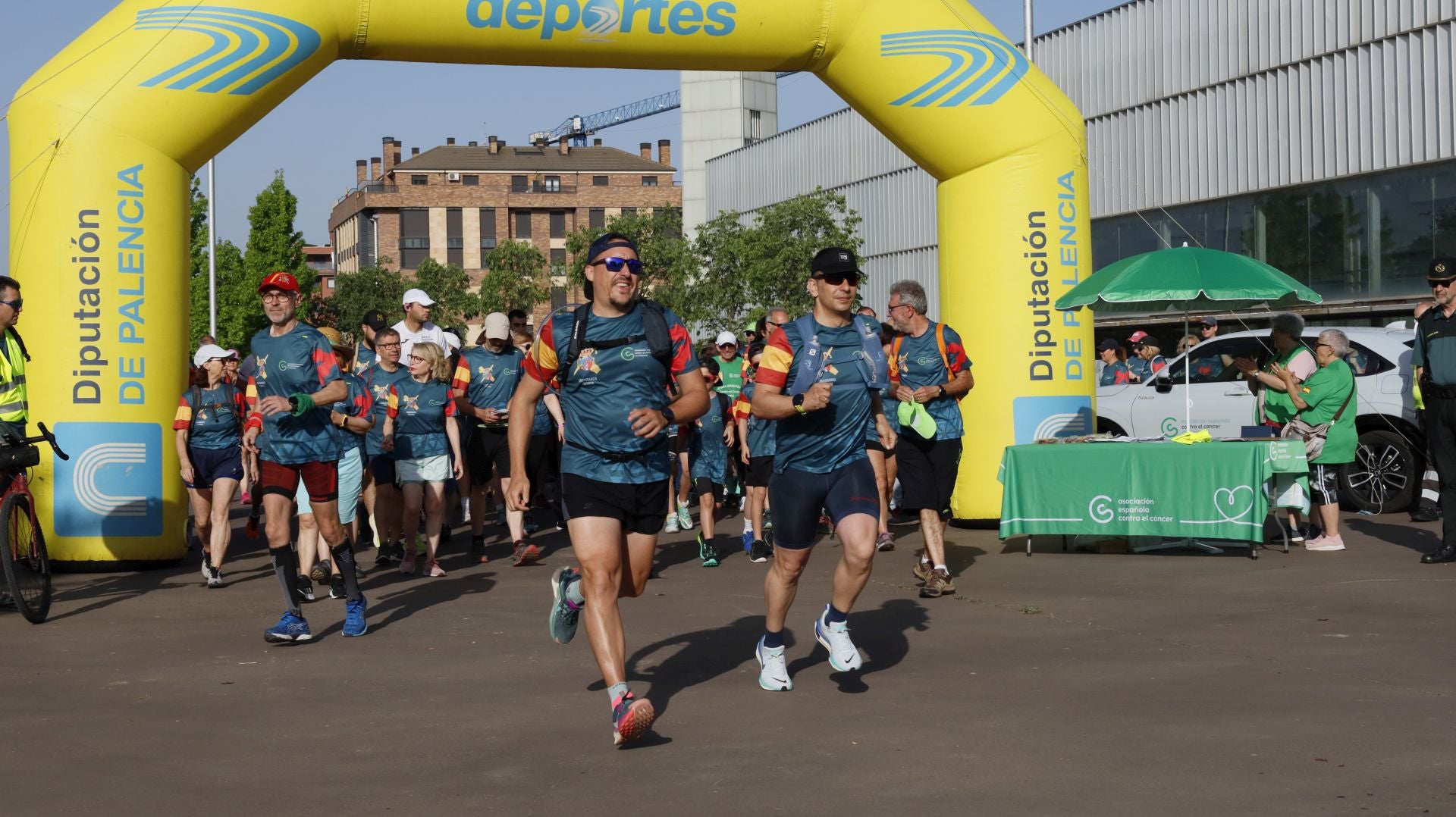 Contra el cáncer con la ayuda de la Benemérita en Palencia