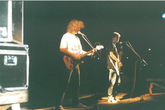 Grupo de rock Los vikingos.