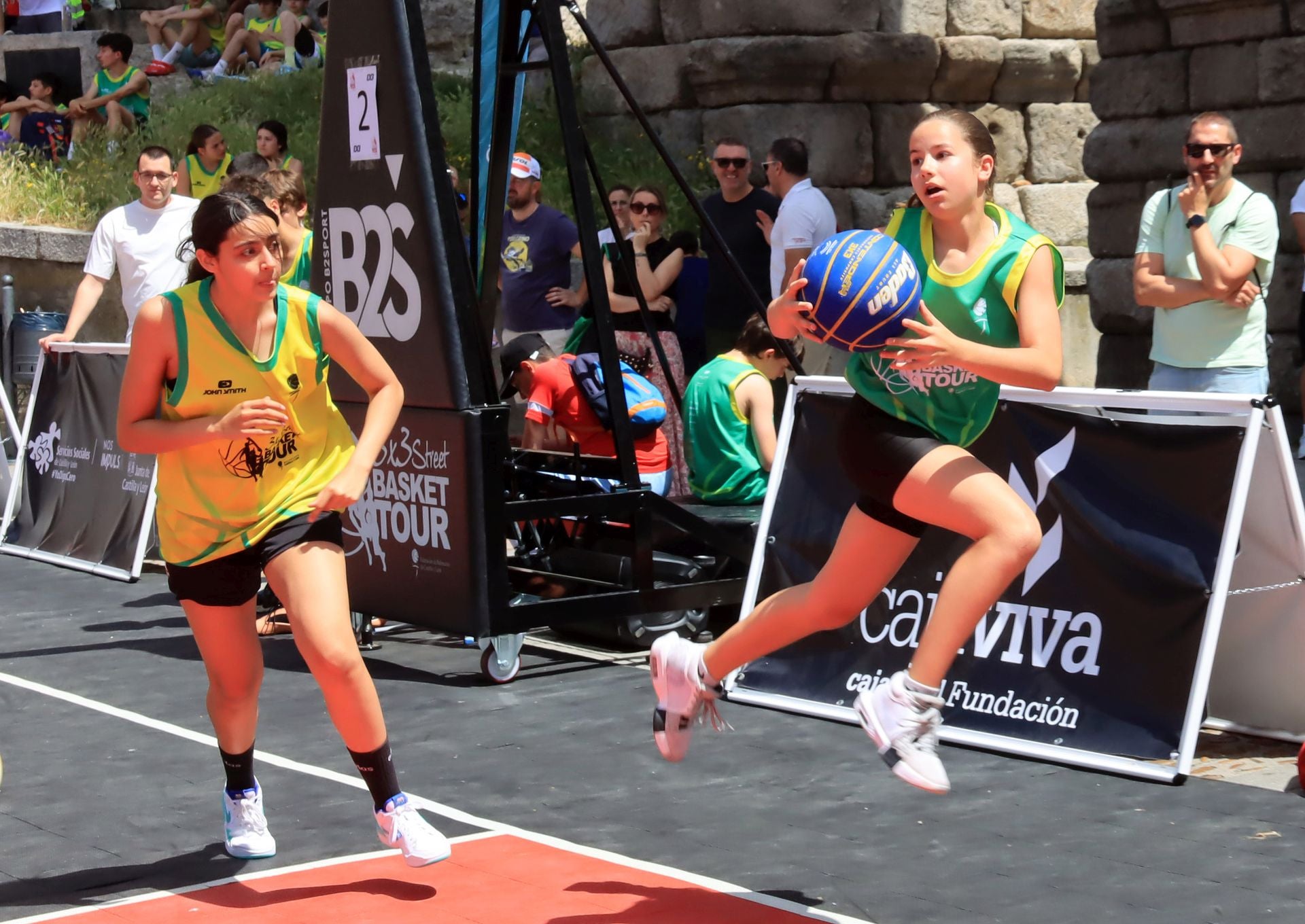 Fotos del campeonato de baloncesto 3x3 en Segovia