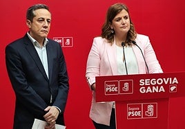 José Bayón y Clara Martín, durante la rueda de prensa del pasado martes.