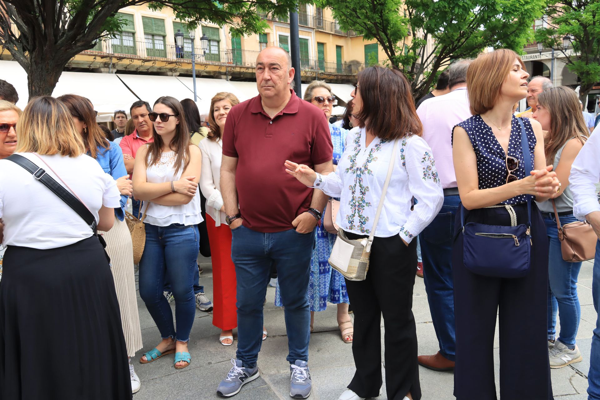 Fotos de la protesta en Segovia contra la supresión de paradas del AVE