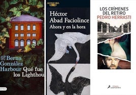 Portadas de los libros de la semana.