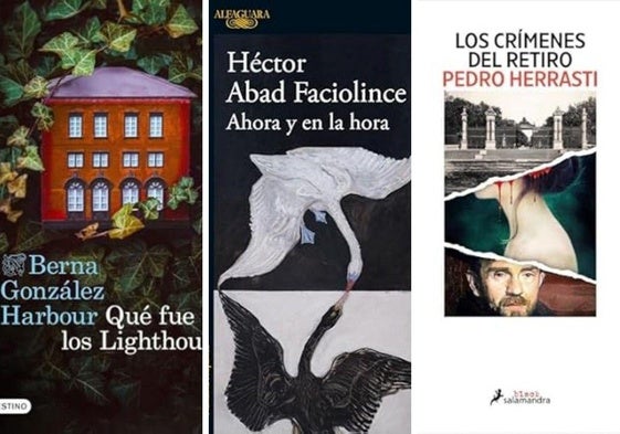 Portadas de los libros de la semana.