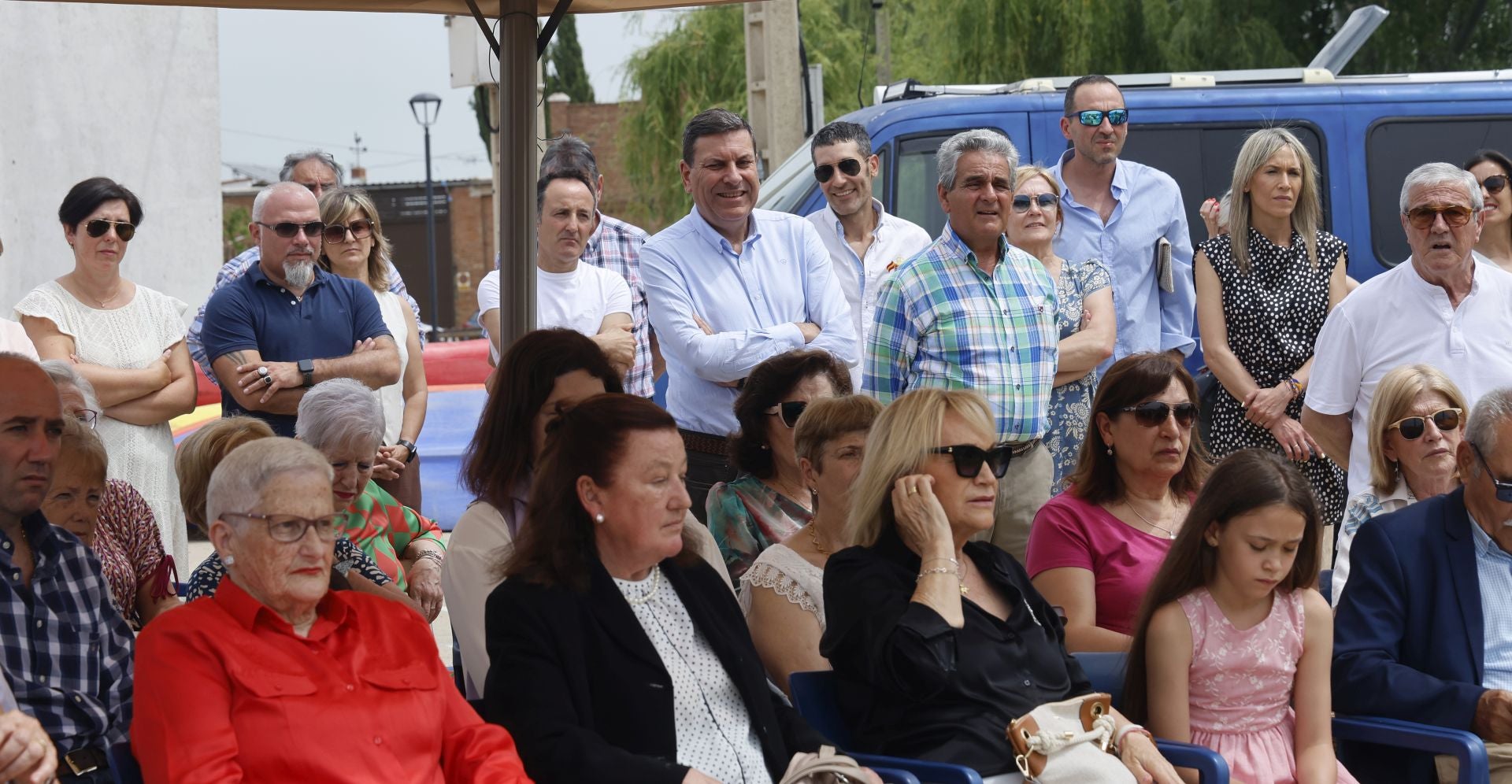 Husillos recuerda a los siete fallecidos en el río