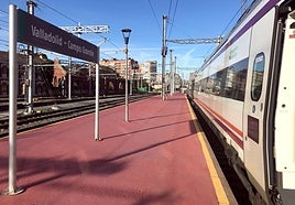 Imagen de archivo de la estación de trenes Campo Grande de Valladolid.