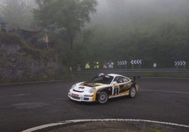 Imagen del rally de Hoznayo, celebrado en Liérganes, Cantabria.