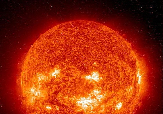 Imágen de una actividad solar
