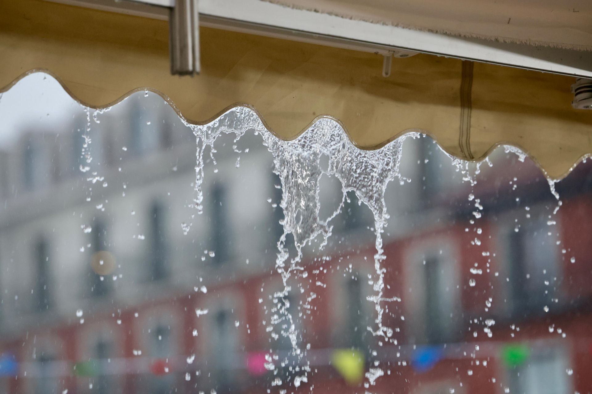 Las imágenes de una nueva espectacular tromba de agua en Valladolid