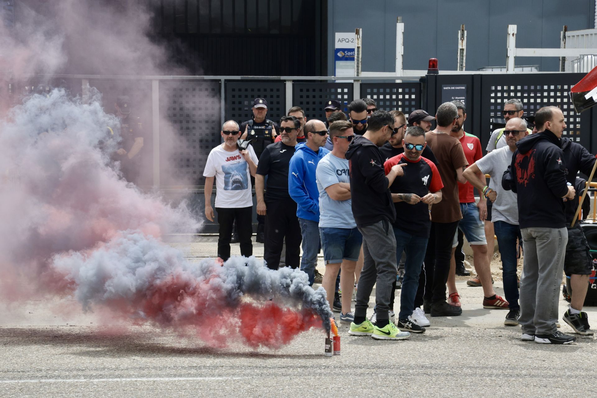 Protesta de los trabajadores de Saeta Die Casting en Valladolid