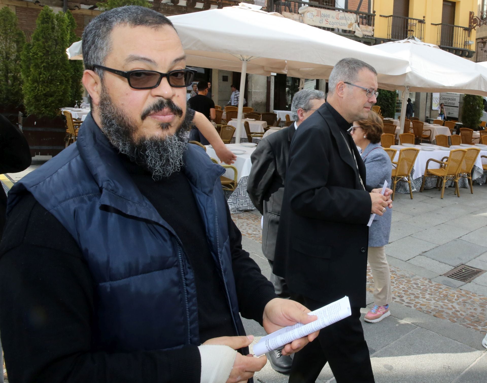 Fotos de la concentración por la paz en Segovia