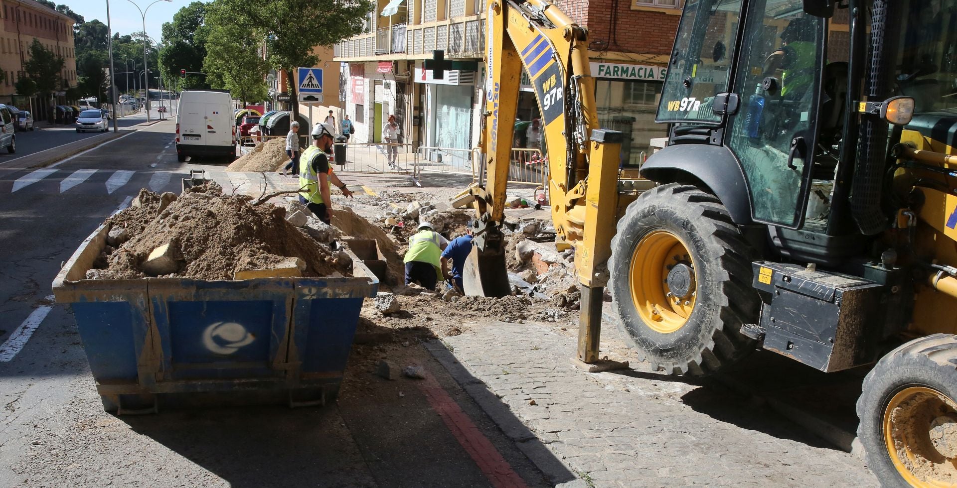 Fotos de la avería de agua en el centro de Segovia