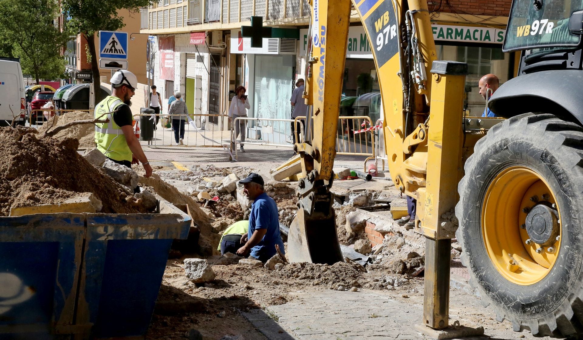 Fotos de la avería de agua en el centro de Segovia