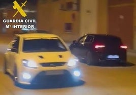 Focus RS y Golf GTi participantes en las carreras del polígono de Los Villares.