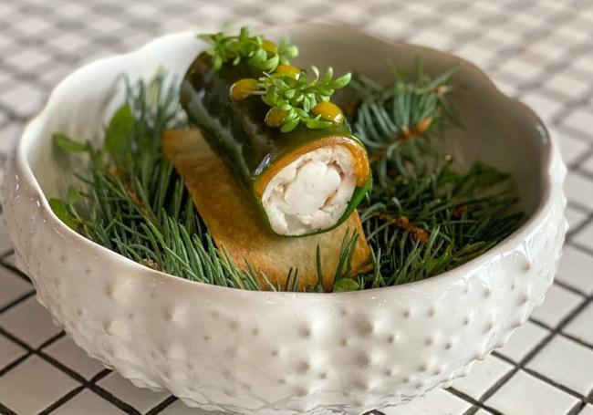 La tapa que presentó Gregory al Concurso Mundial de Tapas en 2021.