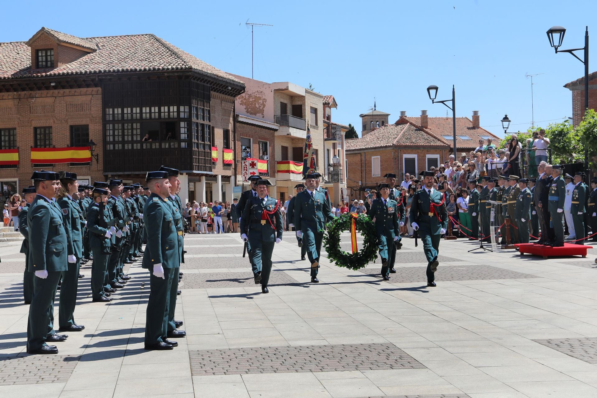 La Guardia Civil honra en Paredes de Nava sus 181 años de historia