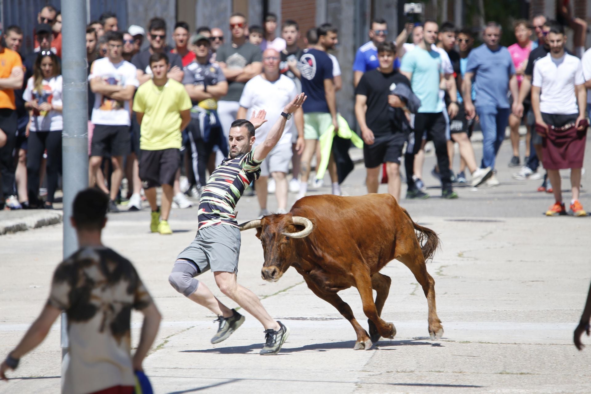 El encierro de La Parrilla, en imágenes