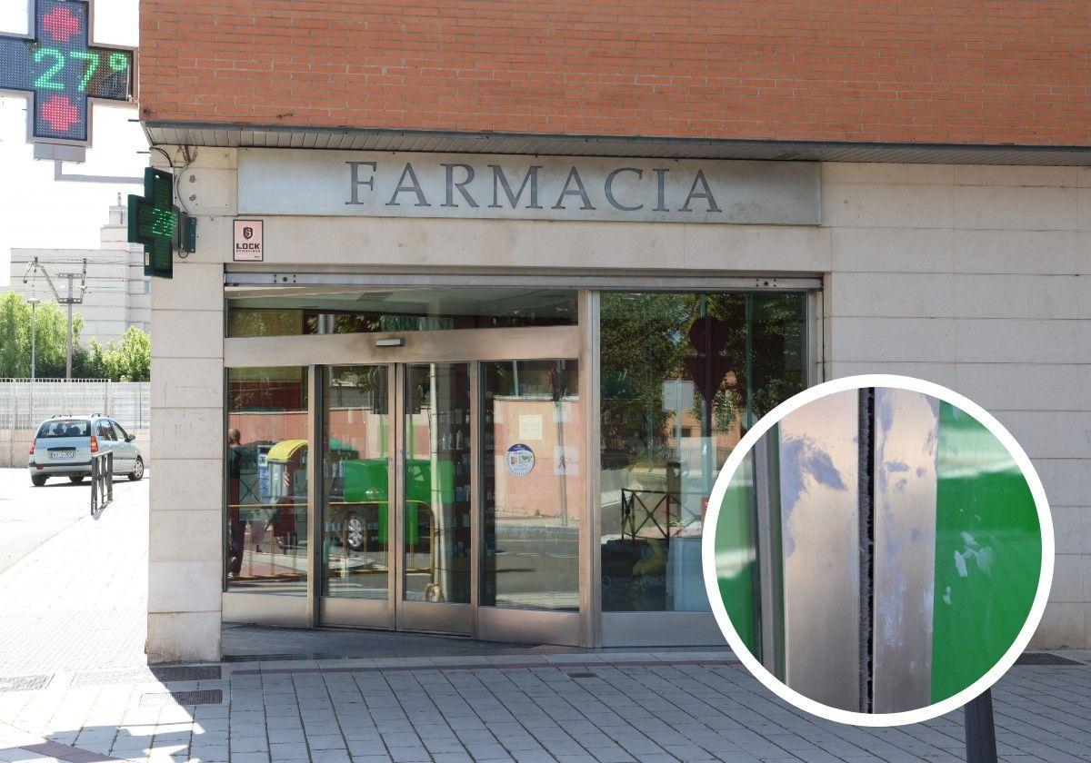 Pillan 'in fraganti' a dos hombres cuando robaban en una farmacia