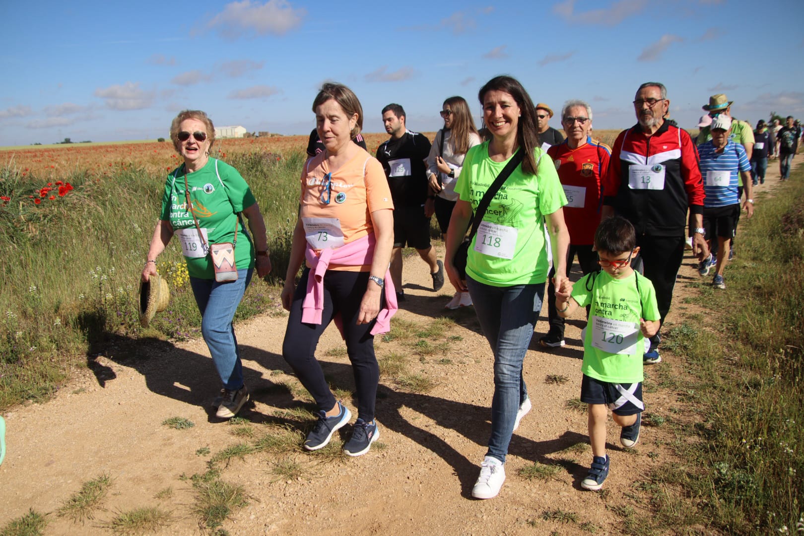 Valdenebro de los Valles marcha contra el cáncer