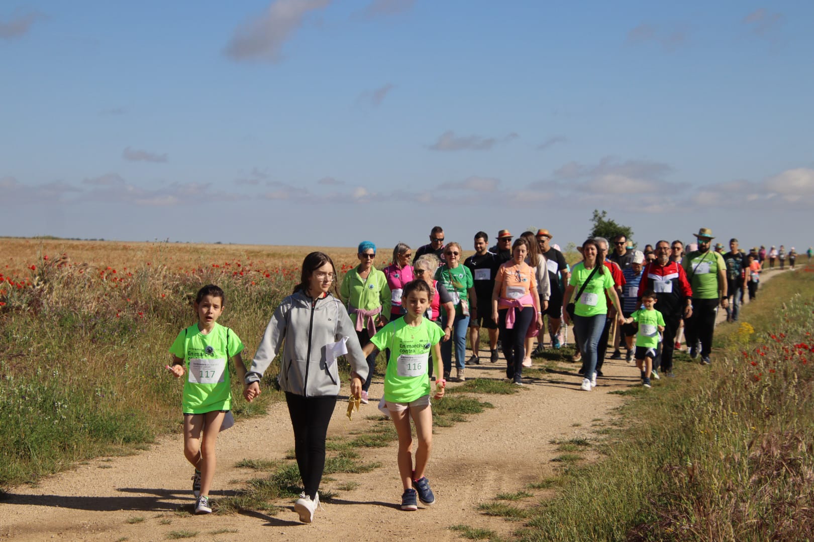Valdenebro de los Valles marcha contra el cáncer