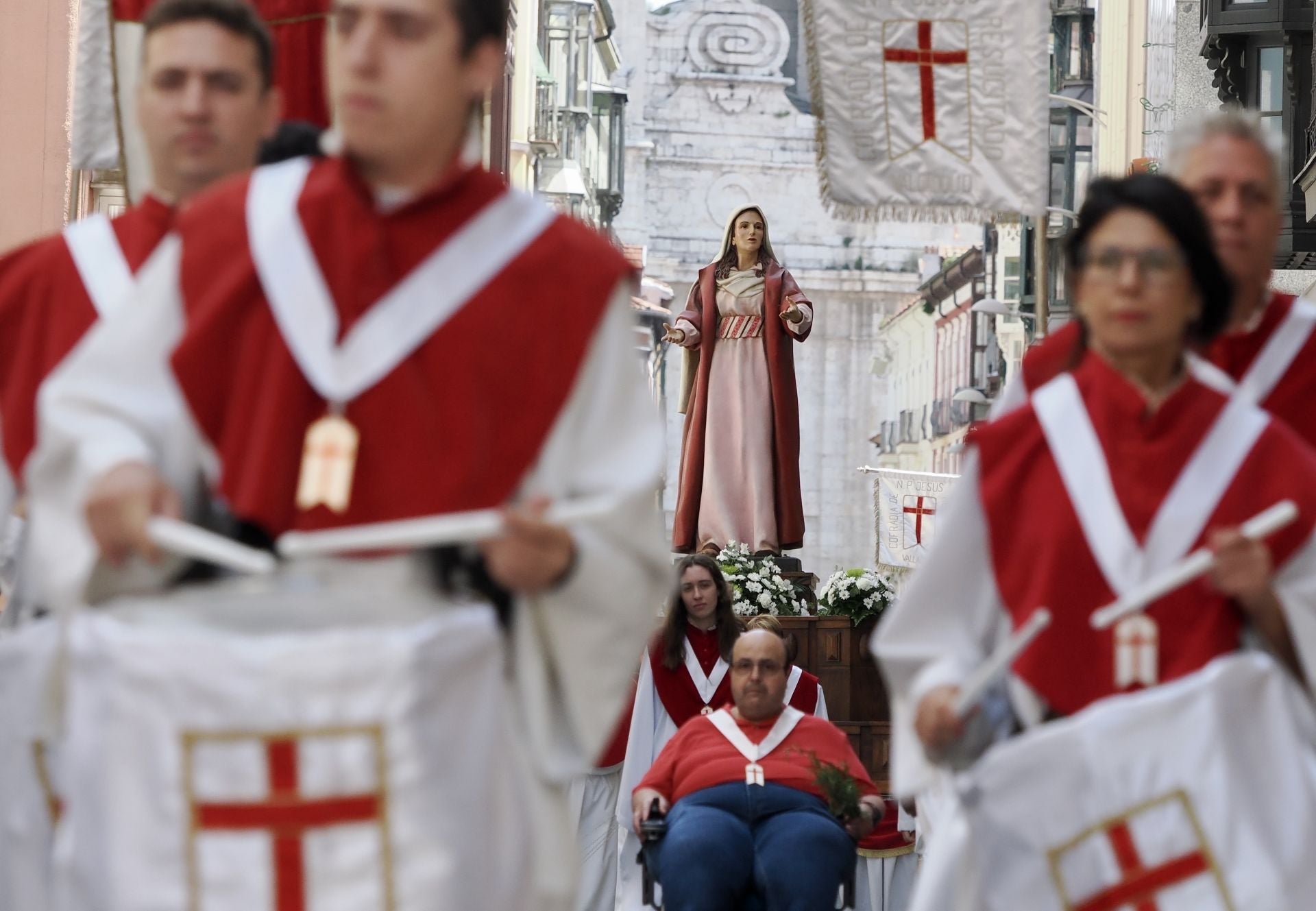 La procesión de la Virgen de la Alegría, en imágenes