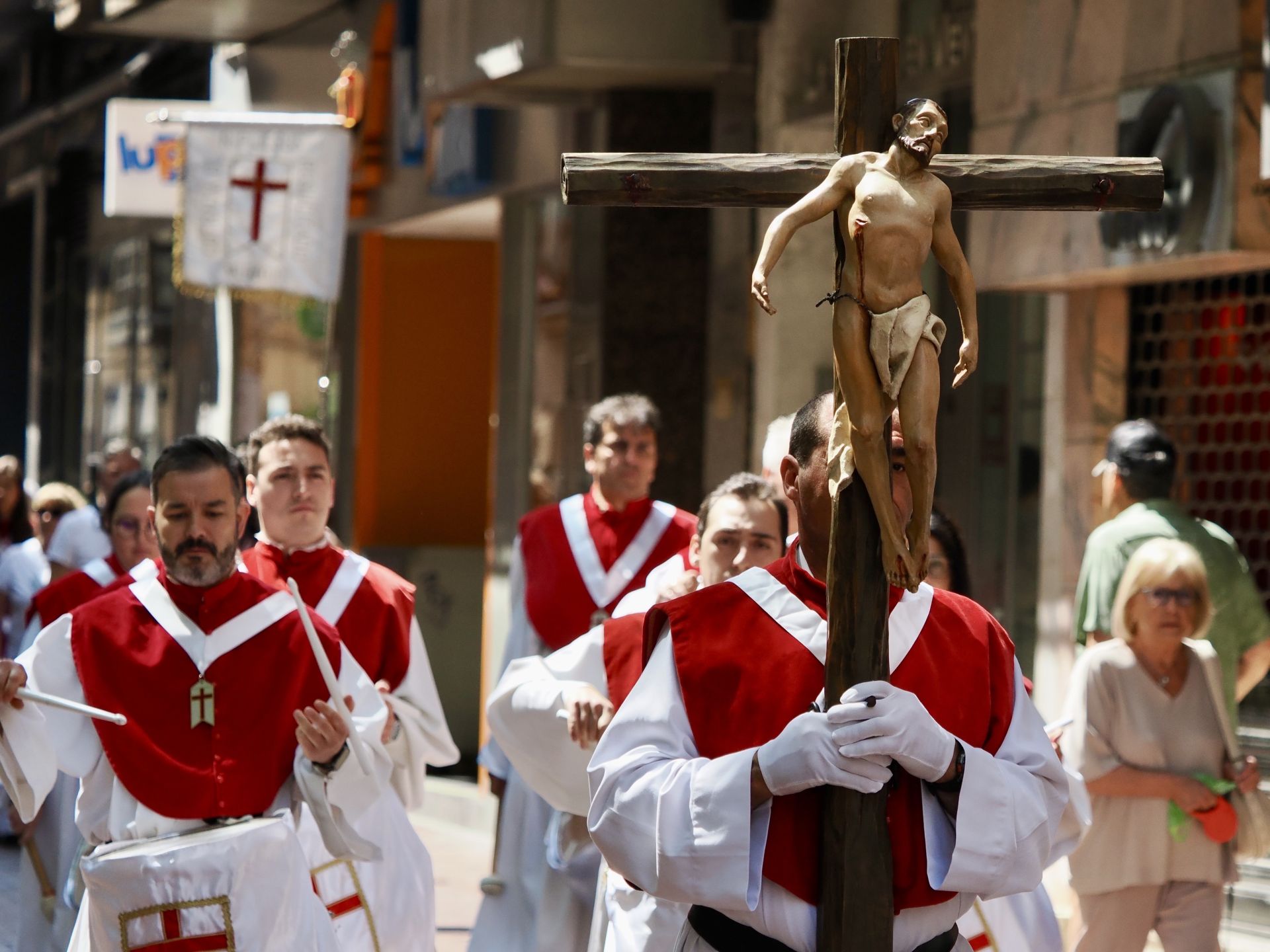 La procesión de la Virgen de la Alegría, en imágenes
