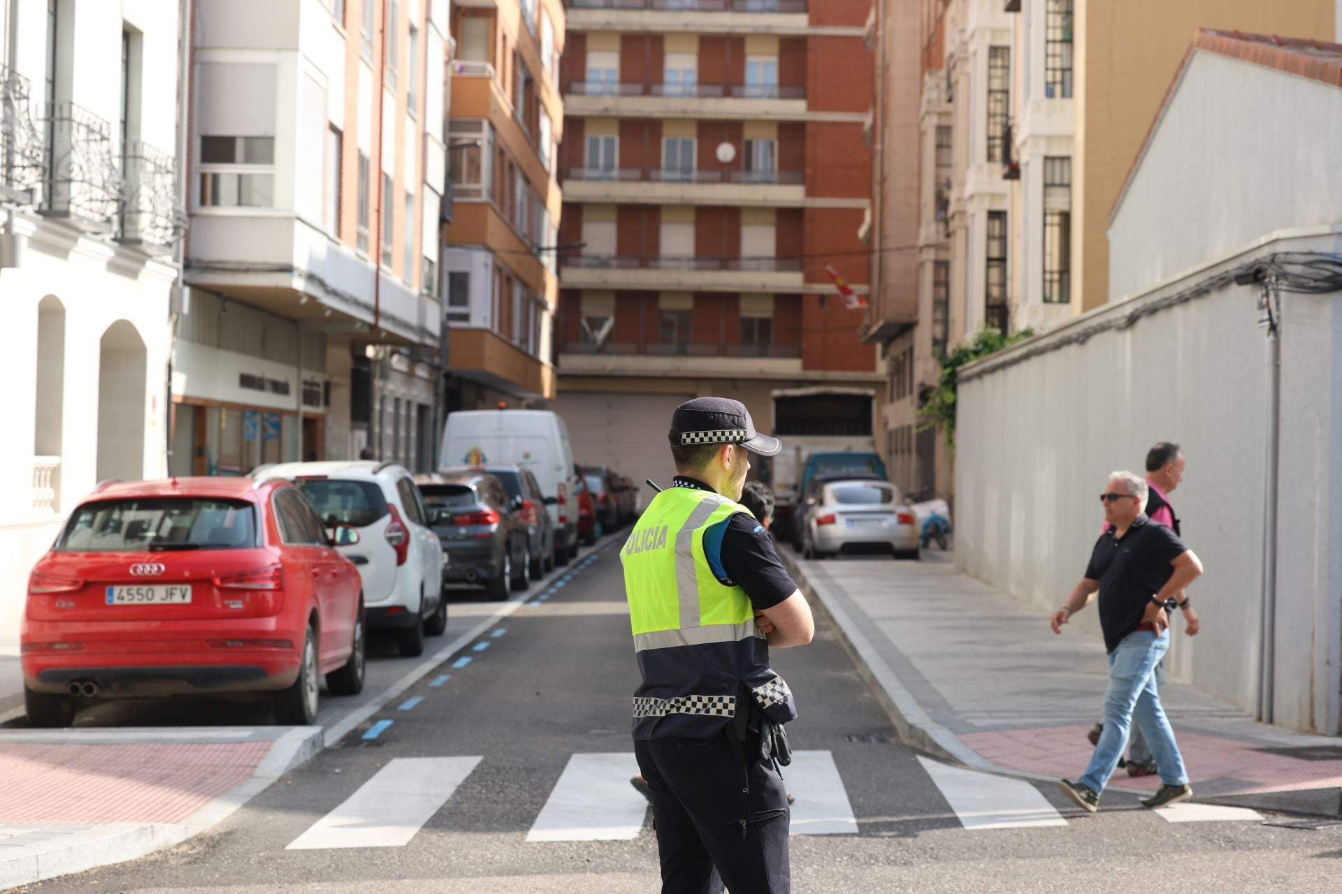 Las fotos del cierre al tráfico de la calle Gamazo, Muro y parte de Estación