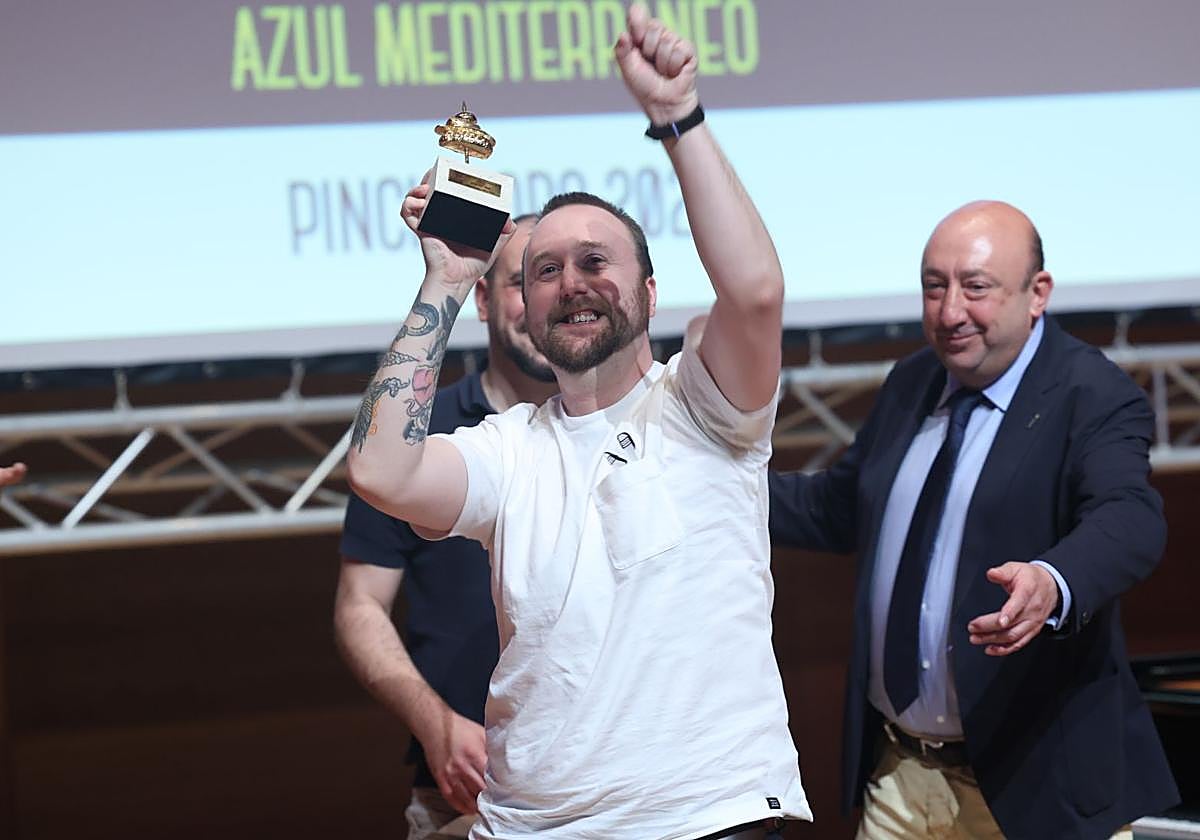 Juan Carlos Jiménez, ganador del concurso y chef de Azul Mediterráneo.