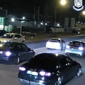 Carrera ilegal en un polígono de Burgos.