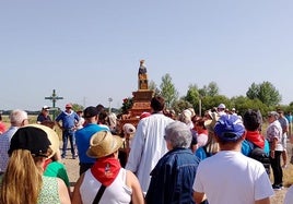 Procesión a la Virgen de Ronte, en Osorno.
