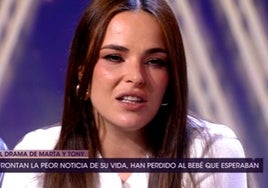 Marta Peñate durante su entrevista en 'De Viernes!'.