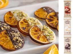Snacks de naranja.