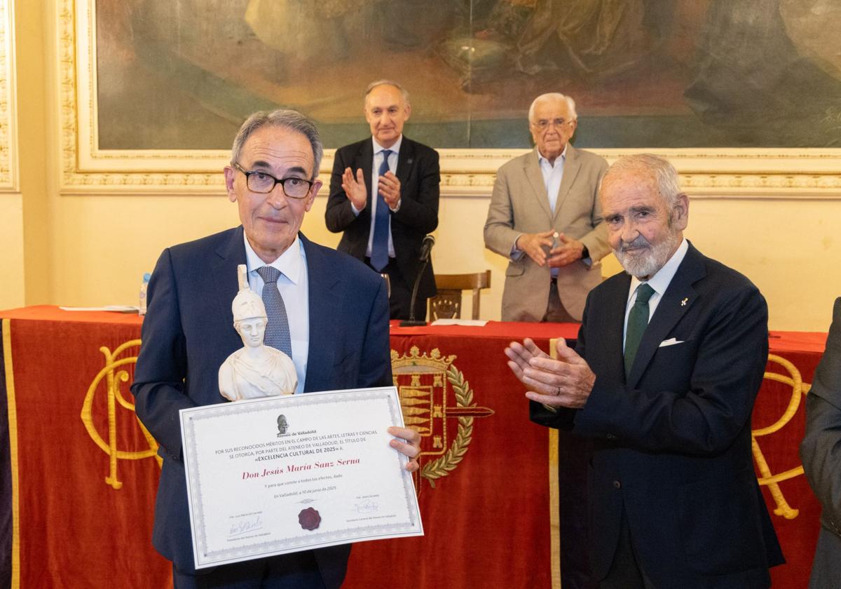 Jesús María Sanz Serna, premio Excelencia Cultural del Ateneo de Valladolid