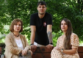 María Ángeles Sobaler, Elizabet Arija y Iván Rodríguez.
