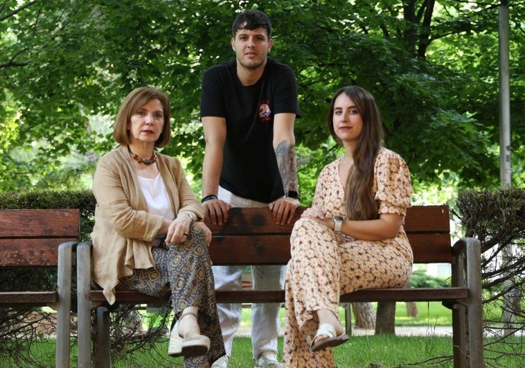 María Ángeles Sobaler, Elizabet Arija y Iván Rodríguez.