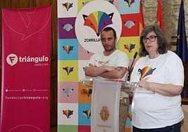 Yolanda Rodríguez, presidenta de la Fundación Triángulo, durante la presentación del Zorrilla's Fest.