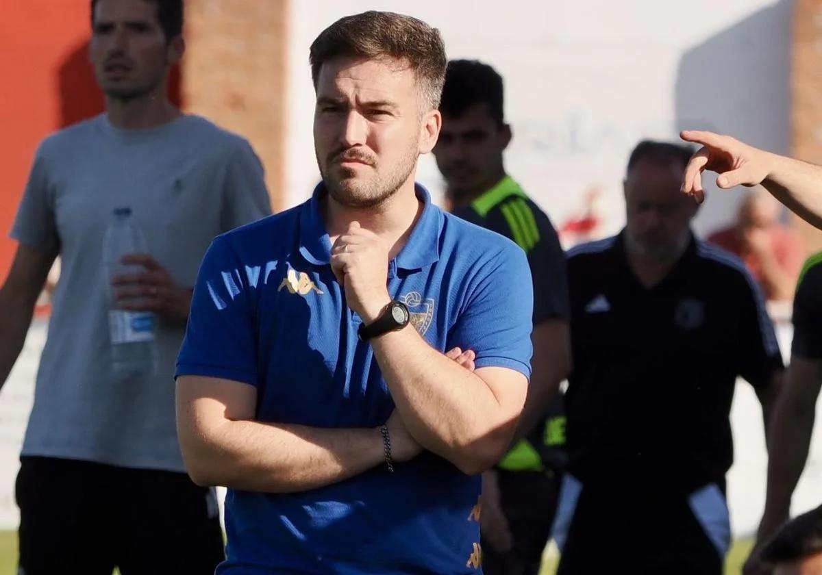 Marchena, esta pasada temporada en un partido con el Tordesillas.