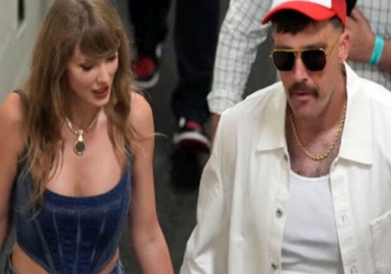 Taylor Swift y Travis Kelce, en una imagen de archivo.