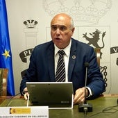 El subdelegado del Gobierno en Valladolid, Jacinto Canales, este miércoles en rueda de prensa.